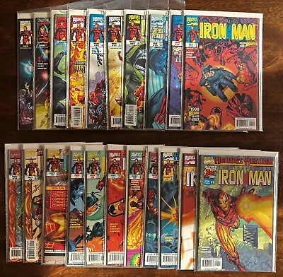 Buy Marvel Comics Invincible Iron Man (Vol 3, 1998) #1-16, 21-22, 26, 33 (Lot Of 21) • 19.77£