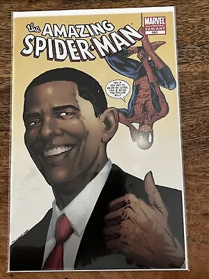 Buy The Amazing Spider-Man #583 2nd Printing Variant Barack Obama Cover • 4.02£