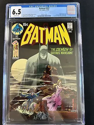 Buy Batman #227 CGC 6.5 Off White Pages Classic Neal Adams Homage Cover Bronze DC • 711.54£