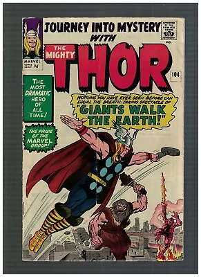 Buy Marvel Comics Journey Into Mystery 104 4.0 VG Avengers Thor Giants Walk  • 119.99£