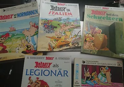 Buy German Asterix Comics X 5 • 33£