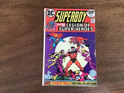 Buy DC Comics 1973, Superboy Legion Of Superheroes Issue 197 September  Title Change • 14.49£
