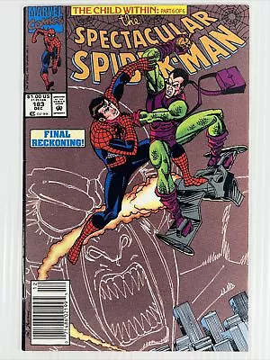 Buy Peter Parker Spectacular Spider-Man Vol 1 #183 Green Goblin Marvel Comic 1991 NM • 2.57£