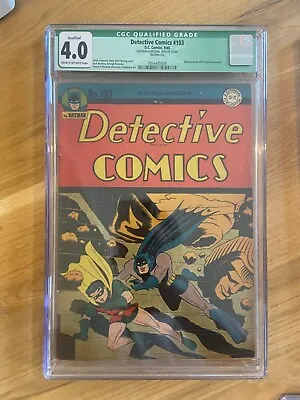 Buy Detective Comics #103 CGC 4.0 Qualified • 343.86£