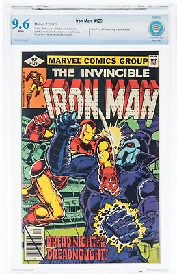 Buy 🔥Invincible Iron Man #129 CBCS 9.6 NM+ Wp Vs Dreadnought Marvel Comics 1979 Cgc • 38.63£