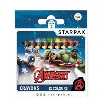 Buy 2x Marvel Avengers Crayons Pack Of 12 • 5.94£