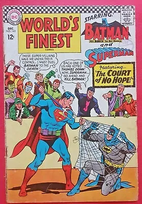 Buy World's Finest Comics 163 DC Silver Age 1966 Batman Superman • 10.99£
