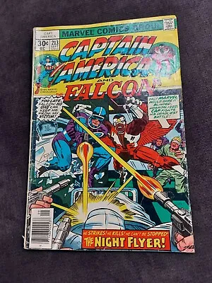 Buy Captain America And The Falcon #213 Marvel Comics 1977 Jack Kirby  • 3.99£