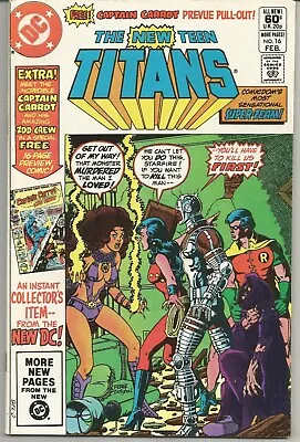 Buy New Teen Titans #16 : 1st App Captain Carrot : February 1982 : DC Comics. • 12.95£