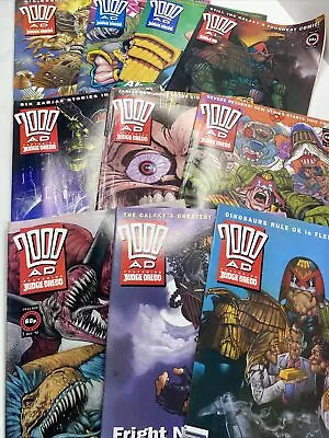 Buy 2000AD Comic Bundle / Job Lot X 10 Progs From 1992 - 1993 Judge Dredd • 16.99£