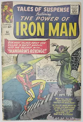 Buy Tales Of Suspense #54 Early Iron Man Marvel Comics (1964) • 44.95£