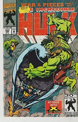 Buy Marvel Comics Incredible Hulk #392 (1992) 1st Print F • 2.95£