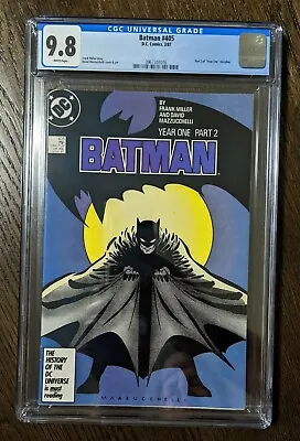 Buy Batman #405, CGC 9.8, Year One, Frank Miller	 Classic Storyline. WP  • 120.47£