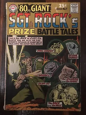 Buy Sgt Rocks Prize Battle Tales 7 • 26.87£