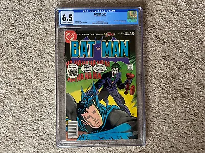 Buy Batman #294 CGC 6.5 Key Classic Joker Cover Jim Aparo 1977 DC Comics Nice! • 102.48£