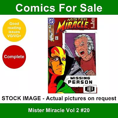 Buy DC Mister Miracle Vol 2 #20 Comic - VG/VG+ 01 October 1990 • 2.99£