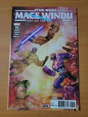 Buy Star Wars Mace Windu Jedi Of The Republic #5 ~ NEAR MINT NM ~ 2018 Marvel Comics • 111.52£