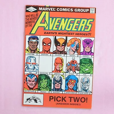Buy Comic Book - AVENGERS #221 - 1982 - Direct • 5.38£