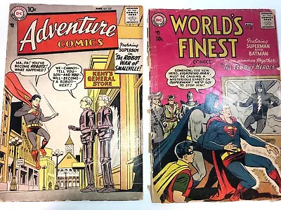 Buy ADVENTURE COMICS 237 WORLDS FINEST 89 1957 Curt Swan Stan Kaye Covers • 33.11£