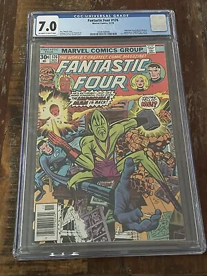 Buy Fantastic Four #176 11/76 CGC 7.0 OFF WHITE TO WHITE Pages • 47.44£