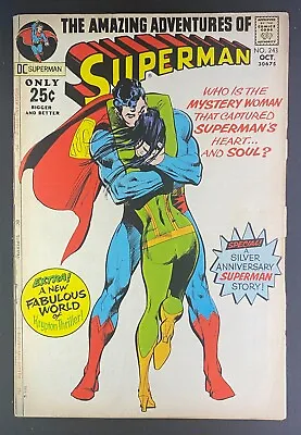 Buy Superman (1939) #243 VG (4.0) Neal Adams Cover • 20.10£