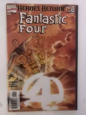 Buy Fantastic Four Volume 3 #1, Marvel Comics, Jan 98, VG/FN, Sunburst Variant Cover • 4.70£