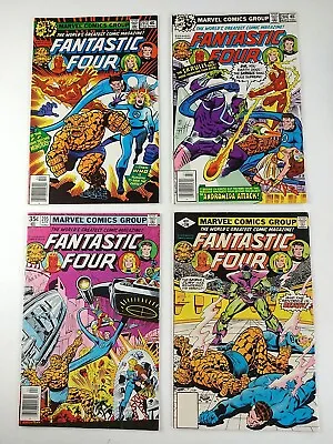 Buy Fantastic Four #203 204 205 206, 3 Newsstand Lot 1979 Marvel Comics Super Skrull • 19.73£