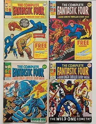 Buy Complete Fantastic Four #1 To #37 Full Series (Marvel UK 1977) 37 X Bronze Age • 262.50£