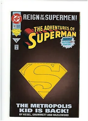 Buy Adventures Of Superman #501 VF+ 8.5 DC Collector's Edition, Superboy App. • 1.68£