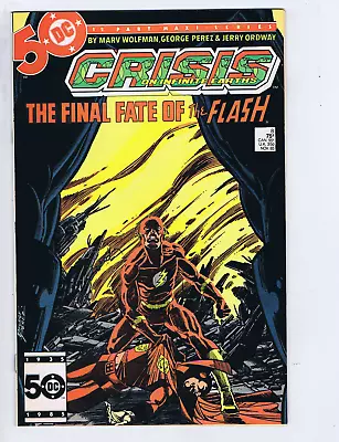 Buy CRISIS ON INFINITE EARTHS  #8 DC Pub 1985 Death Of FLASH! George Perez Cover/Art • 23.98£