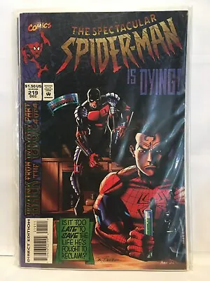 Buy Spectacular Spider-Man #219 VF 1st Print Marvel Comics • 3.50£