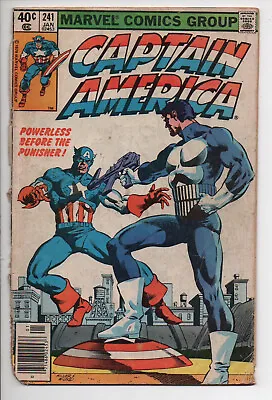 Buy Captain America 241 Marvel Comic Book 1979 VS Punisher Frank Miller Cover • 24.01£