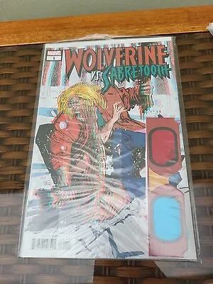 Buy Wolverine Vs Sabretooth 3D Poly-bagged Marvel Comic Book Unopened • 10£