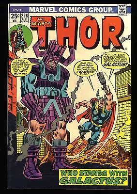 Buy Thor #226 NM 9.4 Galactus 2nd Firelord! Marvel 1974 • 66.41£