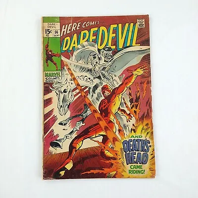 Buy Daredevil #56 1st Appearance Death's Head Gene Cole (1969 Marvel Comics) • 3.95£