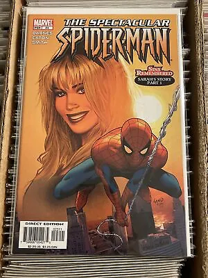 Buy Spectacular Spider-man #23 Amazing Gwen Stacy Greg Land Regular Main Cover 2005 • 3.99£
