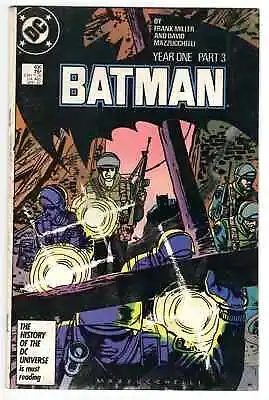 Buy Batman #406 - Year One Part 3 By Frank Miller, Fine Condition • 7.24£