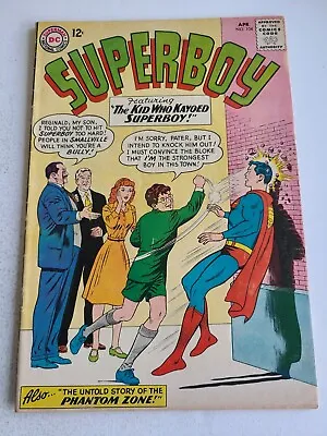 Buy Superboy #104 ,DC 1963 Comic Book,  Origin Of The Phantom Zone, , FINE 6.0 • 21.37£