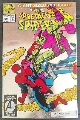Buy The Spectacular Spider-Man Giant Sized 200th Issue 1993 Marvel Comics Foil Cover • 8.39£