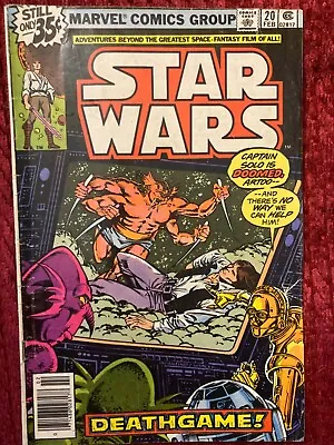 Buy Star Wars #20 Marvel Comics 1979 VF- Han Solo, Deathgame! • 5.91£