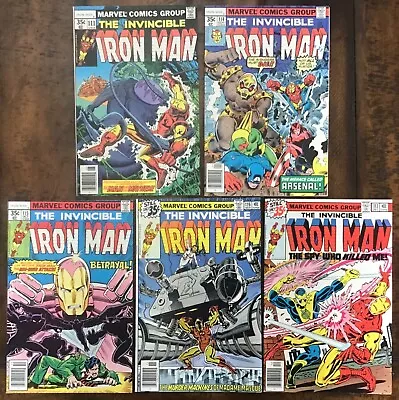 Buy The Invincible Iron Man 111, 114, 115, 116, 117  • 44.16£