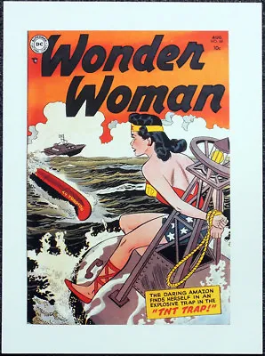 Buy Wonder Woman No68 Poster Page . 1954 Irv Novick . Dc Comics G23 • 7.99£