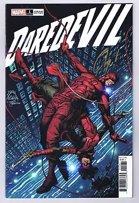 Buy Daredevil #1 Variant 1:25 NM- Signed W/COA Chip Zdarsky 2022 Marvel Comics • 45.03£