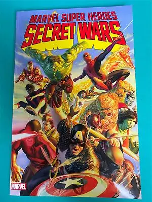 Buy Marvel Super Heroes SECRET WARS TPB OOP 2016 Alex Ross Cover 1-12 ~Black Costume • 43.68£