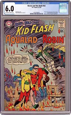 Buy Brave And The Bold #54 CGC 6.0 1964 4324358004 1st App. And Origin Teen Titans • 403.21£
