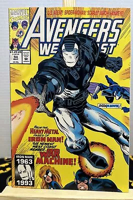 Buy Avengers West Coast #94 * 1st Appearance War Machine ( Needs Pressed ) • 19.86£