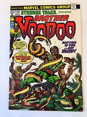 Buy Strange Tales #170 VF/NM 1973 - 2nd App. Brother Voodoo Cover Art Gil Kane  • 139.92£