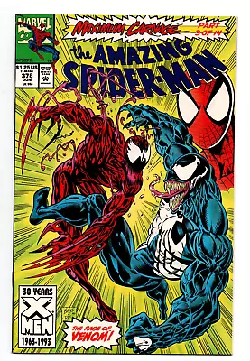 Buy Amazing Spider-Man #378 - Maximum Carnage Part 3 - Venom - 1993 - (-NM) • 7.94£