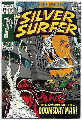Buy 🔥 Silver Surfer (1970) #13 * 1st Doomsday Man * Stan Lee * John Buscema 🔥🔥 • 52.79£