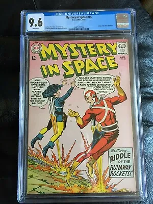 Buy MYSTERY IN SPACE #85 CGC NM+ 9.6; White Pg!; Riddle Of The Runaway Rockets! • 879.84£
